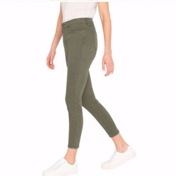 *3/$30* Buffalo David Britton High Rise Skinny Jeans Green  -6 - Picture 3 of 7